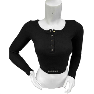 Bluzka damska z długim rękawem