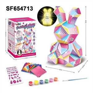 Zabawka - lampa stojąca DIY