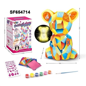 Zabawka - lampa stojąca DIY