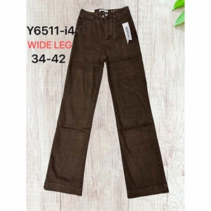 Jeansy szerokie nogawki  34-42