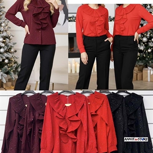 Koszula damska z cekinami produkt Włoski