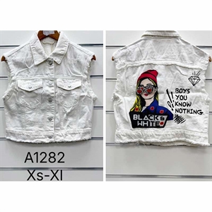 Kamizelka jeansowa damska  XS-XL