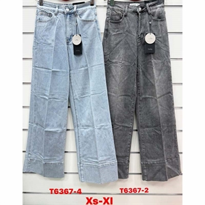 Jeansy szerokie nogawki  XS-XL