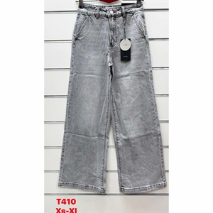 Jeansy szerokie nogawki  XS-XL