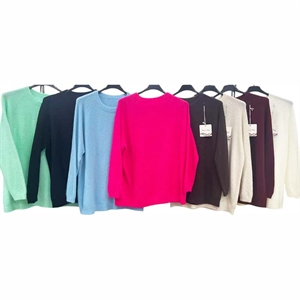 Sweter damski okrągły