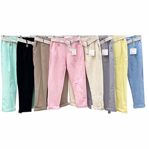 Spodnie damskie z paskiem produkt Włoski