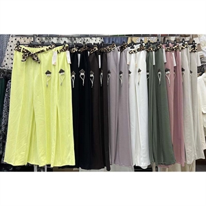 Spodnie damskie szerokie nogawki - Produkt Włoski