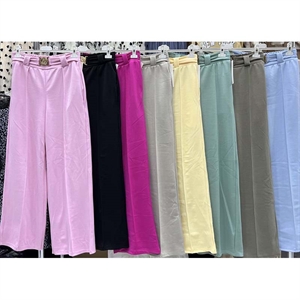 Spodnie damskie szerokie nogawki - Produkt Włoski