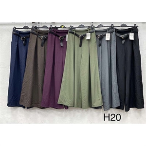 Spodnie damskie szerokie nogawki - Produkt Włoski