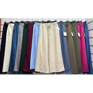 Spodnie damskie szerokie nogawki - Produkt Włoski