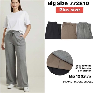 Spodnie damskie szerokie nogawki (3XL-6XL)