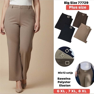 Spodnie damskie szerokie nogawki (6XL-8XL)