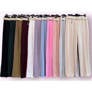 Spodnie damskie szerokie nogawki - Produkt Włoski