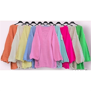 Tunika damska sweterkowa - Produkt Włoski