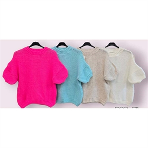 Sweter damski z krótkim rękawem - Produkt Włoski