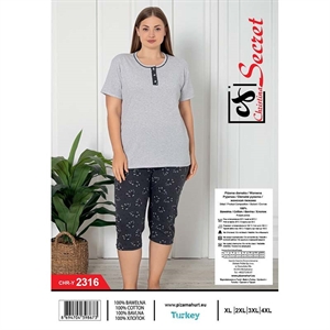 Piżama damska (XL-4XL) - Turecki Produkt