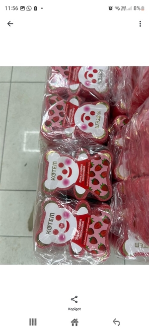 Mydło gąbkowe truskawkowe 125g