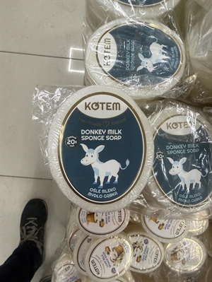 Mydło gąbkowe z mleka oślego 130g