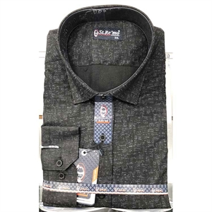 Koszula męska z długim rękawem - produkt Turecki M-3XL