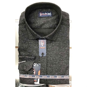 Koszula męska z długim rękawem - produkt Turecki M-3XL