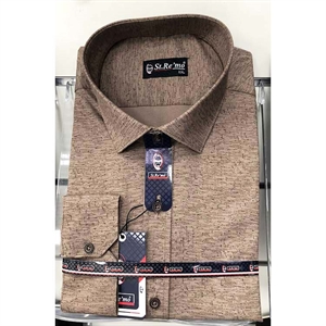 Koszula męska z długim rękawem - produkt Turecki M-3XL