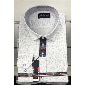 Koszula męska z długim rękawem - produkt Turecki M-3XL