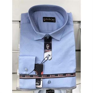 Koszula męska z długim rękawem - produkt Turecki M-3XL