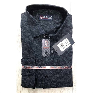 Koszula męska z długim rękawem - produkt Turecki M-3XL