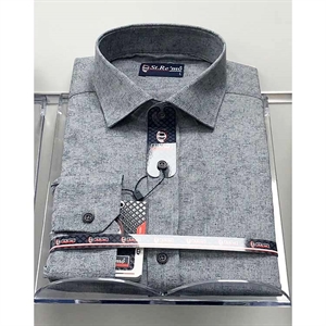 Koszula męska z długim rękawem - produkt Turecki M-3XL