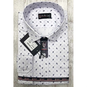 Koszula męska z długim rękawem - produkt Turecki M-3XL