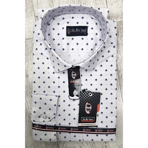 Koszula męska z długim rękawem - produkt Turecki M-3XL