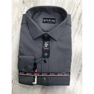 Koszula męska z długim rękawem - produkt Turecki M-3XL