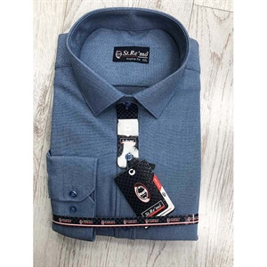 Koszula męska z długim rękawem - produkt Turecki M-3XL