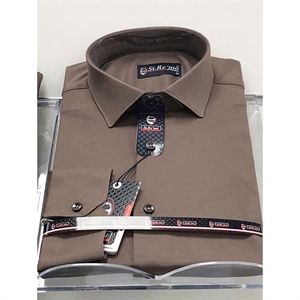 Koszula męska z długim rękawem - produkt Turecki M-3XL