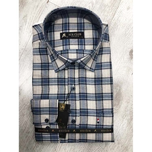 Koszula męska z długim rękawem - produkt Turecki M-3XL