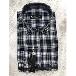 Koszula męska z długim rękawem - produkt Turecki M-3XL