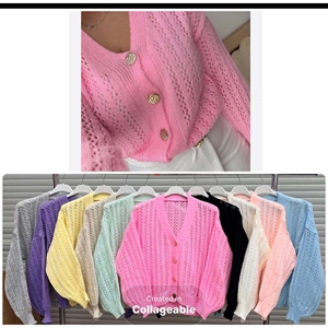 Sweter damski zapinany na guziki