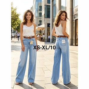 Jeansy szerokie nogawki M'sara  XS-XL