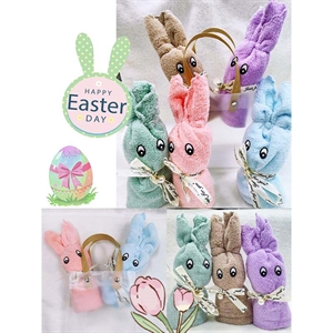 Ręcznik figurki królik  30x30cm