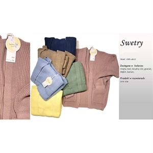 Narzutka swetrowa damska