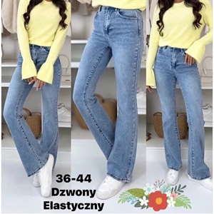 Jeansy dzwony damskie  36-44