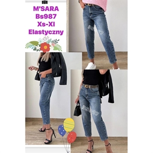 Jeansy damskie M'sara  XS-XL