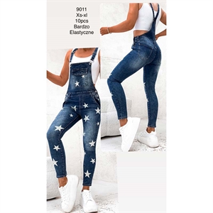 Jeansowe ogrodniczki damskie  XS-XL