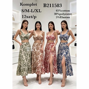 Komplet damski ze spódnicą  S/M-L/XL