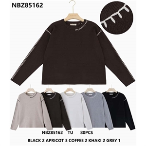 Sweter damski okrągły