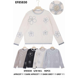 Sweter damski okrągły  S/M-M/L