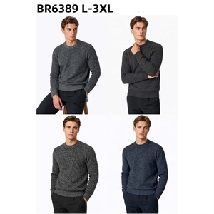 Sweter męski okrągły  L-3XL