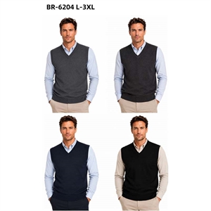 Sweter męski bez rękawów  L-3XL