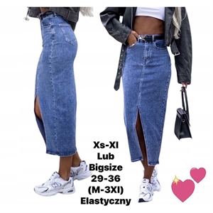Spódnica jeansowa damska  XS-XL