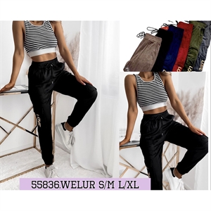Spodnie welurowe (S-XL)